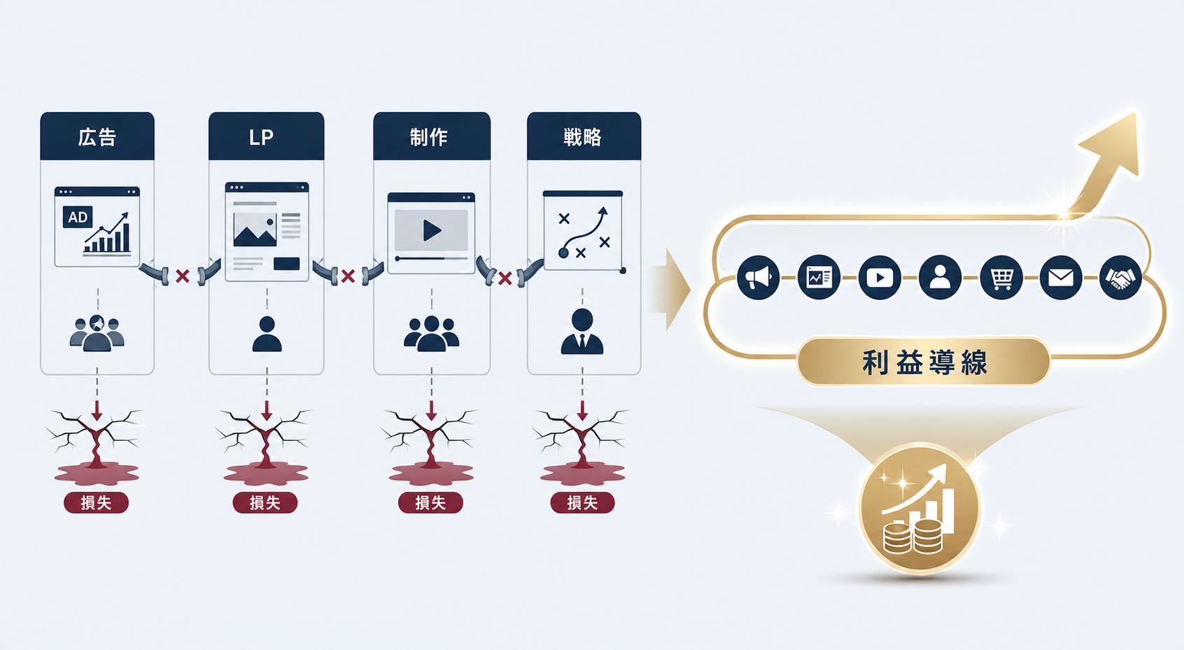 Fragmented promotion parts becoming a profit path
